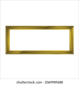 minimalistischer Holzrahmen-Vektorgrafik