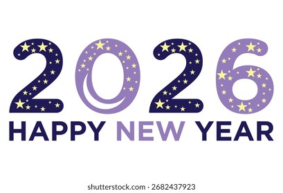 Minimalista 2026 Año Nuevo Vector para Negocios y Diseño de Saludo Corporativa