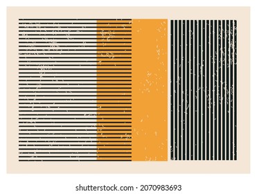 Minimalist 20s geometric abstract background design, vector primitive shapes