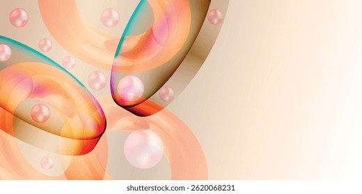 Fondo minimalista de superposición de gradiente de glassmorphism 3D, Formas de círculo geométrico, diseño de Anuncio de efecto de vidrio Abstractas para folleto, portada, póster, Sitio web, encabezado, ‍ de redes sociales y diseño de UI UX