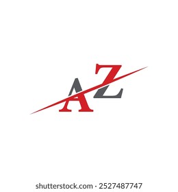 Minimalist AA Logo with Dynamic Diagonal Line