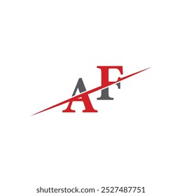 Minimalist AA Logo with Dynamic Diagonal Line