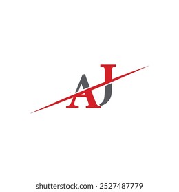 Minimalist AA Logo with Dynamic Diagonal Line