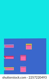 minimalist abstract architecture vector graphic 