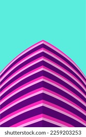minimalist abstract architecture vector graphic 