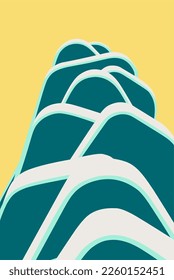 minimalist abstract architecture vector graphic 