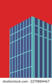 minimalist abstract architecture vector graphic 