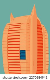 minimalist abstract architecture vector graphic 