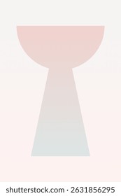 Minimalist abstract art with soft pastel colors. Geometric shapes create a modern, minimalist feel. Pastel tones and abstract design emphasize simplicity. Background with copy space, vector.