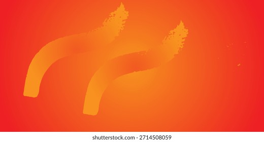 Minimalist abstract artwork featuring a bold orange brush stroke on a dramatic orange and yellow gradient background. Modern artistic texture ideal for branding, posters, covers, and creative visual designs.