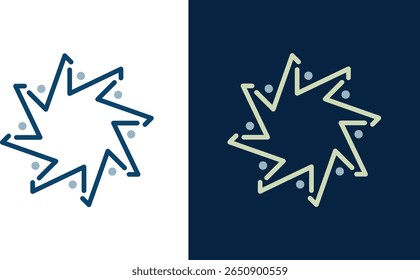 Minimalist Abstract Athlete Vector Icon Set. Modern Sports Line Art Design.
