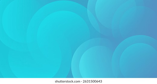 Fondo abstracto minimalista, gradaciones azules, estilo de efecto de forma circular, colorido, memphis, Ilustración vectorial.