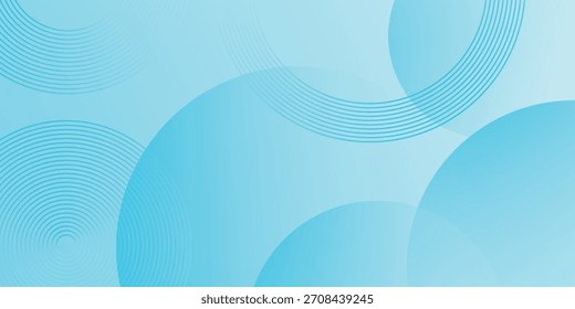 Fondo Abstractas minimalista en tonos degradados azul y blanco con diseño dinámico y moderno de círculos y líneas curvas. Fondo Abstractas con estilo de efecto circular. VOL.4