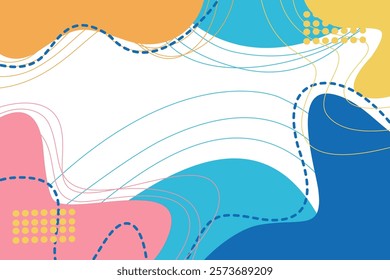 Minimalist abstract background. Colorful background.