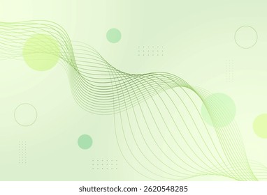 Minimalist abstract background. colorful.soft green.Geometric background. shape circle. Vector illustration