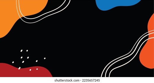 Minimalist abstract background design for copy space and print template