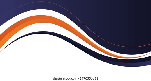 Minimalist abstract background with elegant orange and grey color of geometric shapes. Business presentation background vector design