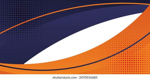 Minimalist abstract background with elegant orange and grey color of geometric shapes. Business presentation background vector design