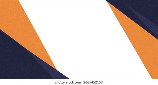 Minimalist abstract background with elegant orange and grey color of geometric shapes.