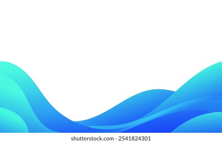  minimalist abstract background featuring a blue wave gradient with white lines, creating a dynamic and modern aesthetic. 