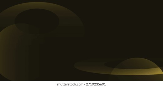 Un fondo abstracto minimalista con un lienzo oscuro, casi negro, con elegantes y sutiles ondas de luz dorada y líneas fluidas que crean una sensación de movimiento y profundidad.