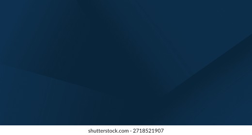 Um plano de fundo abstrato minimalista com formas geométricas em vários tons de azul escuro, criando uma sensação de profundidade e sombra.
