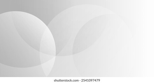 fundo abstrato minimalista com sobreposições de curvas e formas circulares em vários tons de cinza,