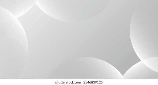 Minimalist abstract background featuring overlapping curves and circular shapes in varying shades of gray, creating a subtle gradient and subtle depth.