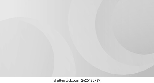 Un fondo abstracto minimalista con curvas superpuestas y Formas circulares en varios tonos de gris, creando un degradado suave