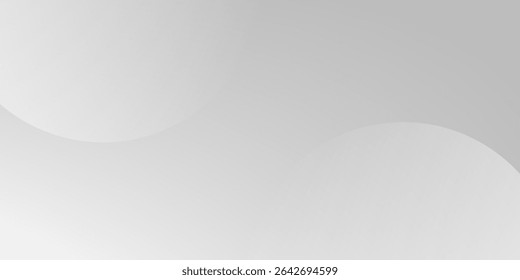 Un fondo abstracto minimalista con curvas superpuestas y Formas circulares en varios tonos de gris, creando un gradiente suave y una profundidad sutil