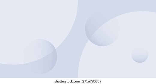 A minimalist abstract background featuring overlapping curves and circular shapes in various shades of gray