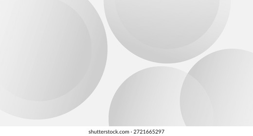 Un fondo abstracto minimalista con curvas superpuestas y Formas circulares en varios tonos de gris, creando un gradiente suave y una profundidad sutil

