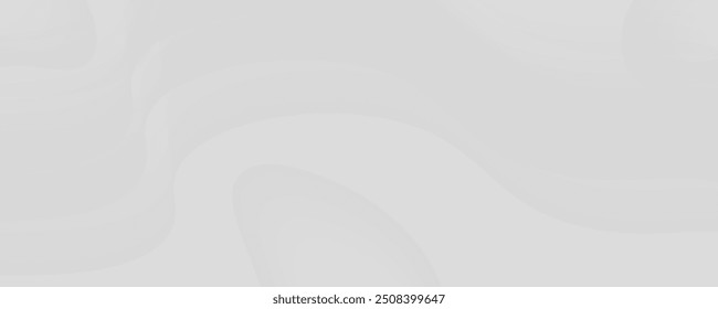 A minimalist abstract background featuring soft, flowing white waves
