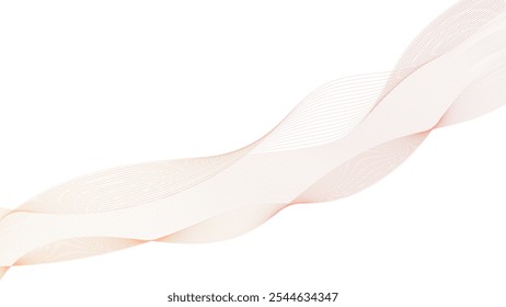 A minimalist abstract background featuring soft, flowing pink lines.