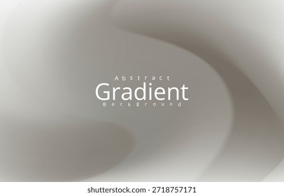 Minimalist abstract background featuring soft swirling gradients in muted taupe and white tones suitable for elegant graphic design projects