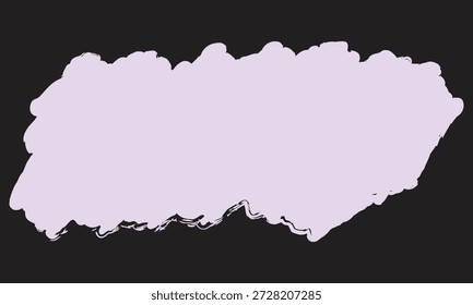 Un fondo abstracto minimalista con una suave forma orgánica púrpura pastel contra un fondo de carbón profundo, ideal para el diseño y la marca modernos.