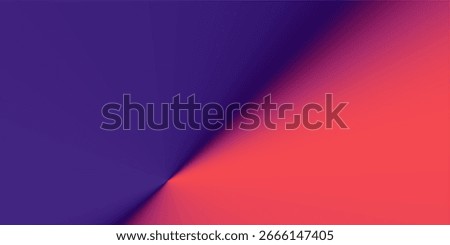 A minimalist abstract background featuring a soft diagonal gradient between deep purple and vibrant coral red.