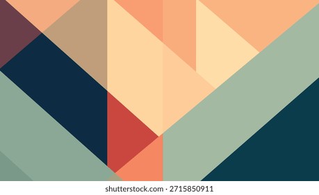 Minimalistischer abstrakter Hintergrund mit geometrischen Mustern und gedeckten Tönen