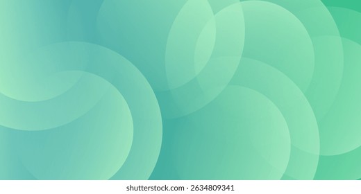 Minimalist abstract background, green gradation,circle mmephis background, colorful,vector illustration