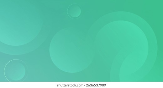 Fundo abstrato minimalista, gradação verde, fundo mmephis círculo, colorido, ilustração vetorial