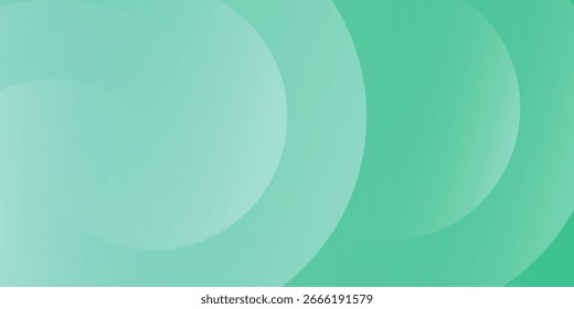 Minimalist abstract background, green gradation,circle mmephis background, colorful,vector illustration