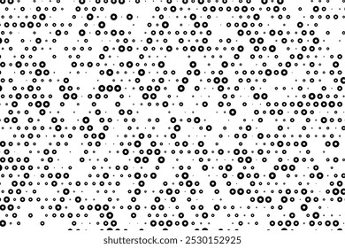 Minimalist abstract background with holed dots grid