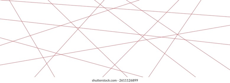 Minimalist abstract background with intersecting black lines on a white surface. Geometric design ideal for modern art, textures, or wallpapers. Vector illustration . EPS 20 .