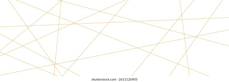 Minimalist abstract background with intersecting black lines on a white surface. Geometric design ideal for modern art, textures, or wallpapers. Vector illustration . EPS 20 .
