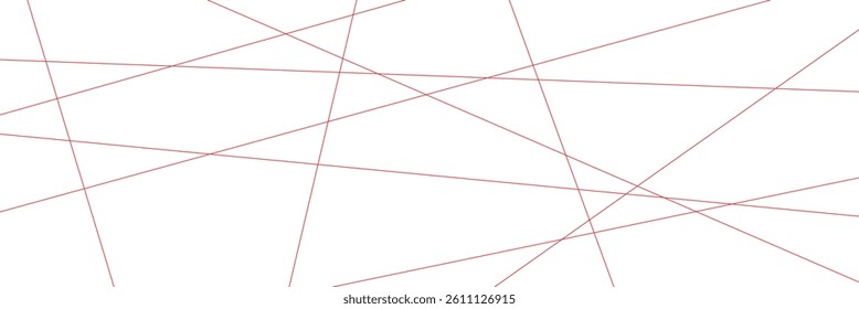 Minimalist abstract background with intersecting black lines on a white surface. Geometric design ideal for modern art, textures, or wallpapers. Vector illustration . EPS 20 .