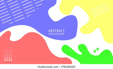 Minimalist abstract background with line, pattern vector illustration
