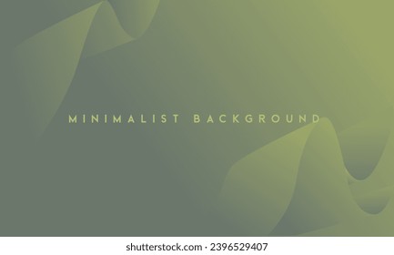 Minimalist abstract background with luxury gradient wave shapes. Elegant design for banner, poster, website, or brochure, app etc… vector illustration