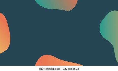 Minimalist abstract background in multi color