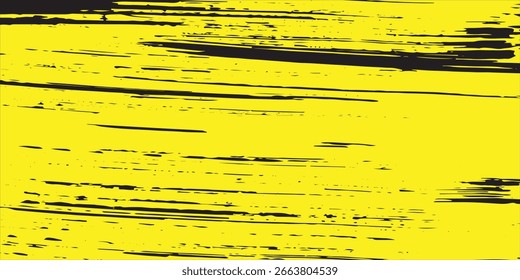 Minimalist abstract background with a pattern of irregular black horizontal lines, creating a simple and modern design