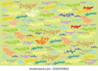 Minimalist abstract background pattern. Modern Paper cut effect, stylish geometric, brush paint, splash background for poster, banner, sticker or flyer. Book title idea in vector format. EPS 10.